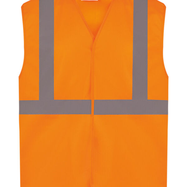 Hi-vis railway waistcoat class 2 (HVW118PE) Thumbnail