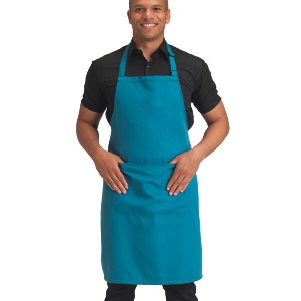 Dennys Polyester Bib Apron with Pocket Thumbnail