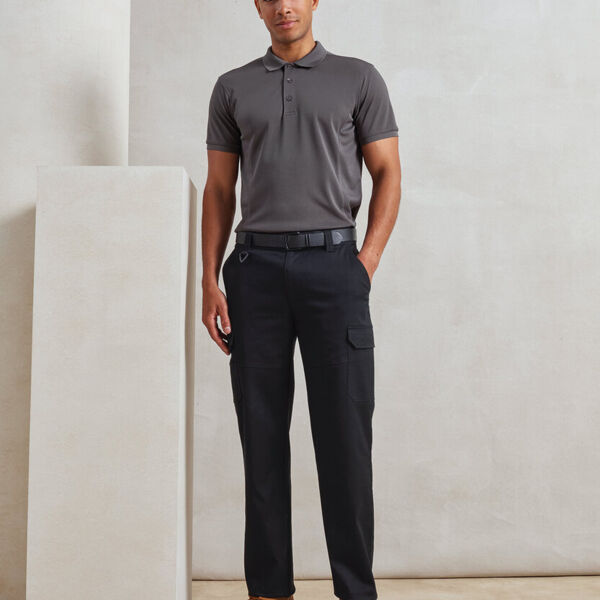 Stretchchecker work cargo trousers Thumbnail