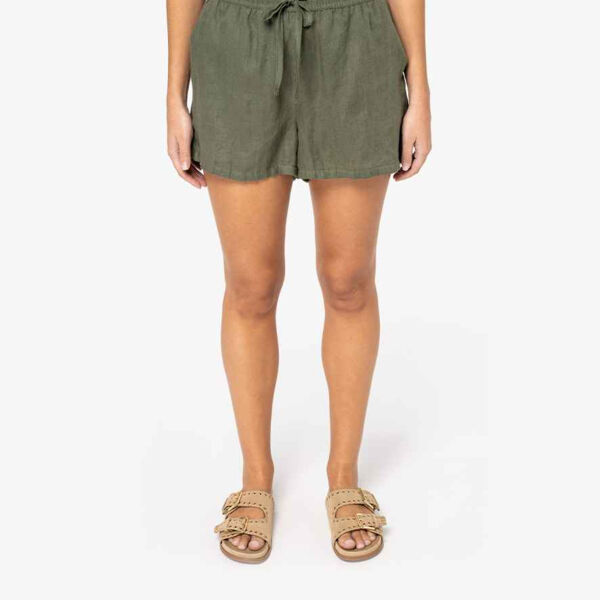 Spasso Ladies Linen Shorts Thumbnail