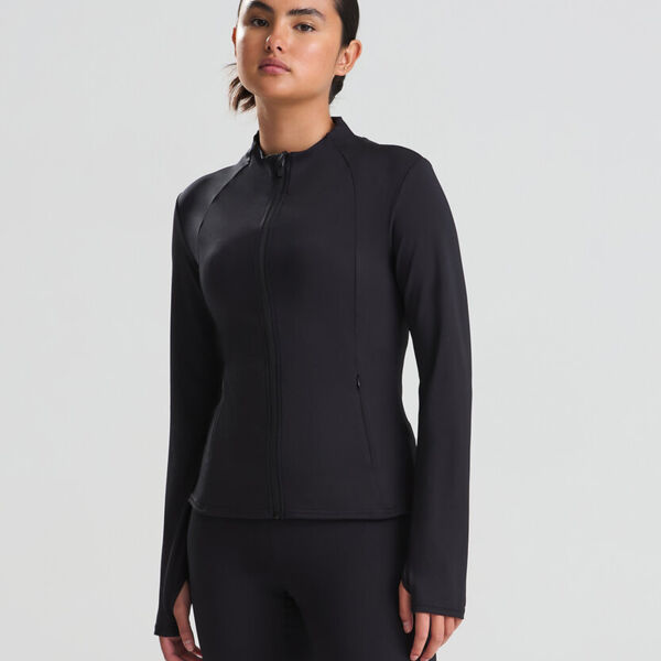 Women’s recycled tech-zip jacket Thumbnail