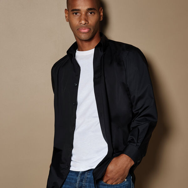 Kustom Kit Long Sleeve Classic Fit Workforce Shirt Thumbnail