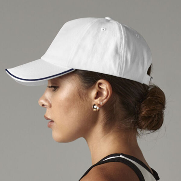 Beechfield Authentic Piped 5 Panel Cap Thumbnail
