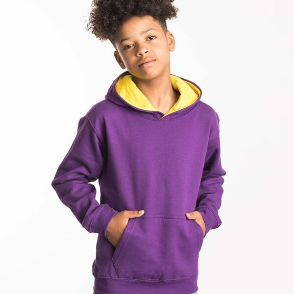 Kids Contrast Hoodie Thumbnail